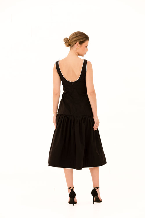 Elara Clothing - Date in Casablanca Dress Black
