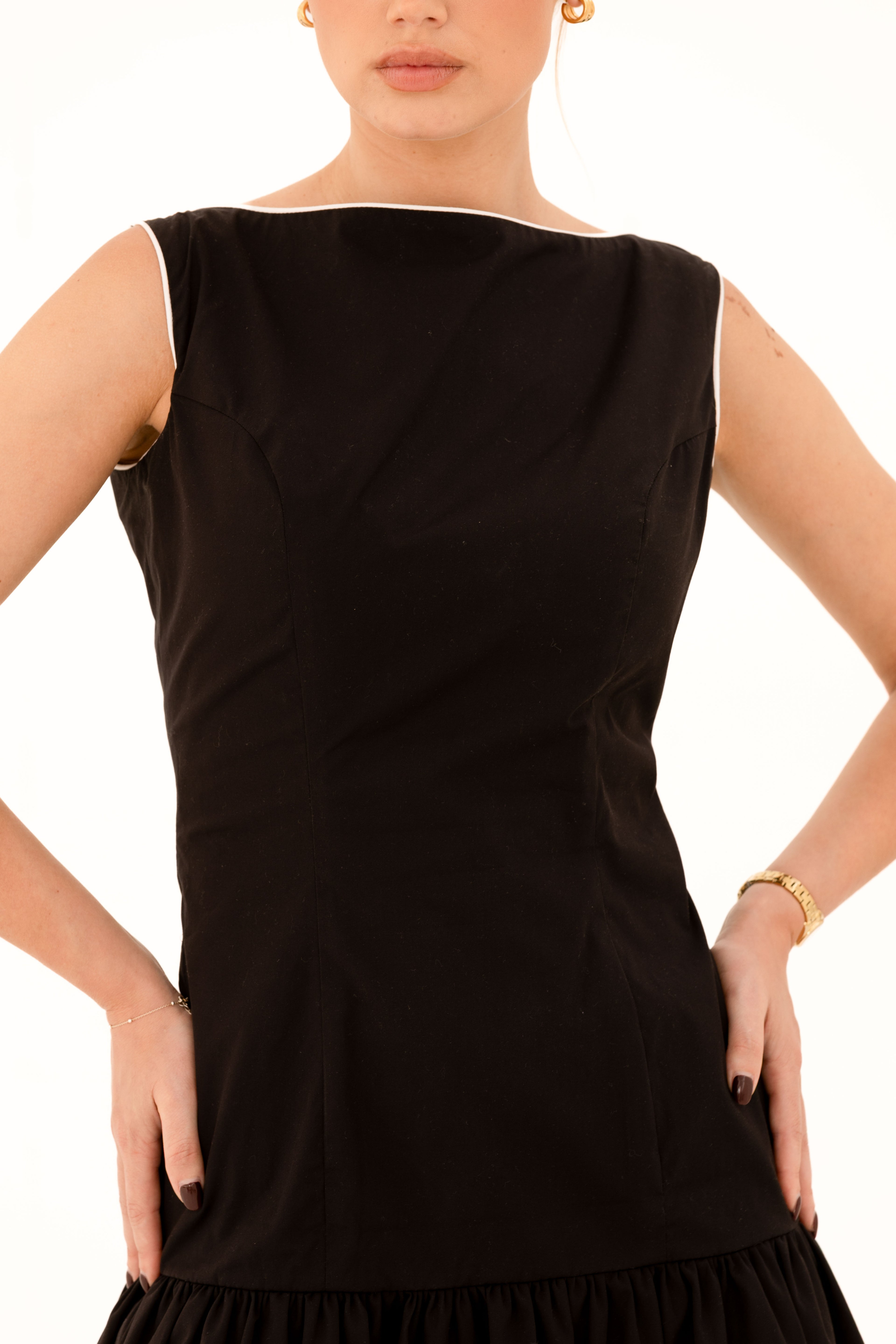 Elara Clothing - Date in Casablanca Dress Black